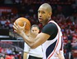 Korver y Horford (derecha) celebran la victoria ante Nets