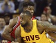 LeBron James sí pudo esta vez con la gran defensa de Jimmy Butler