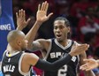 Kawhi Leonard hizo un partidazo en Memphis