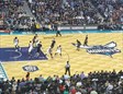 Panorámica general tomada en el Hornets-Heat