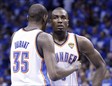 Kevin Durant y Serge Ibaka fueron los hombres más importantes de Thunder