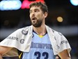 Marc Gasol regresó anoche a las pistas tras permanecer 8 semanas lesionado