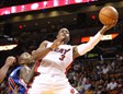 Dwyane Wade fue la gran estrella del equipo local