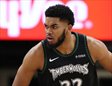 Tremendo partido de Karl-Anthony Towns en Miami