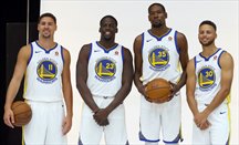 El cuarteto estelar de los Warriors es el terror de la NBA