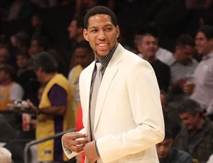 Danny Granger, vestido de calle en un partido